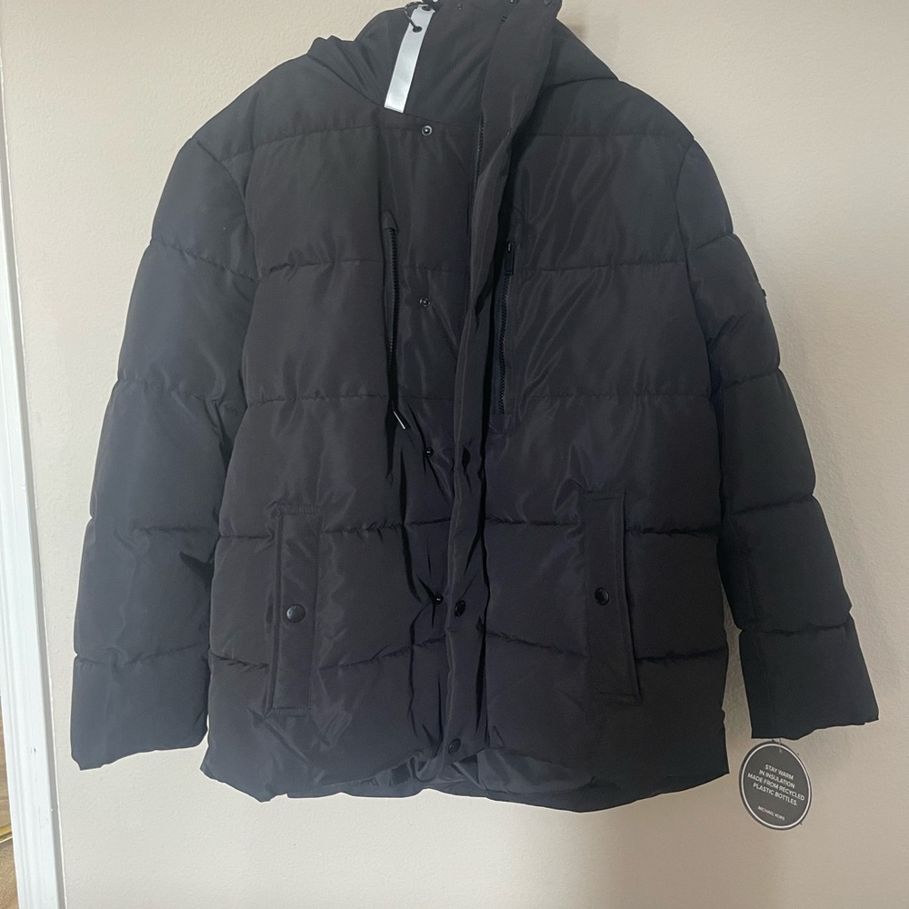 XXL Men's Black Puffer Jacket